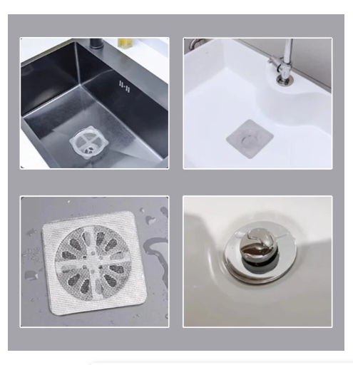 FiltraClean™ – Lot de films adhésifs filtrants pour douche & évier