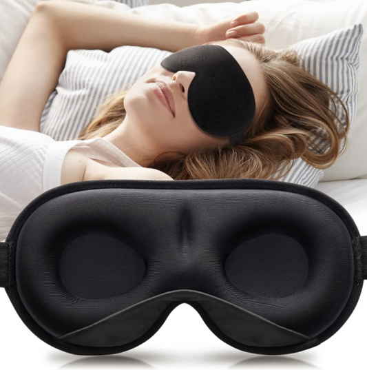 DreamHush™ – Masque de sommeil 3D ultra-confort à mémoire de forme