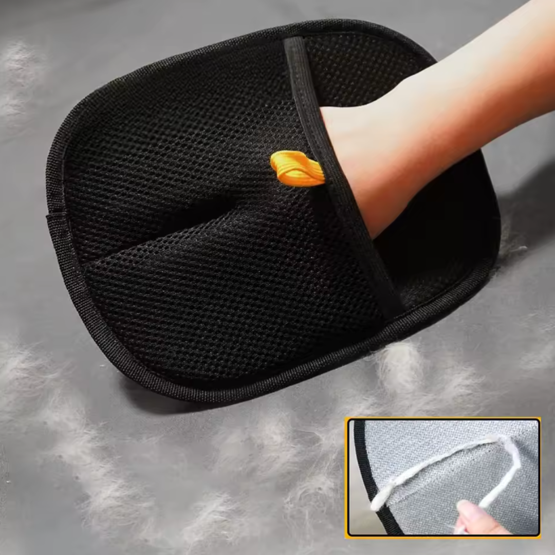 Patinouf™ – Gant anti-poils électrostatique pour chats & chiens
