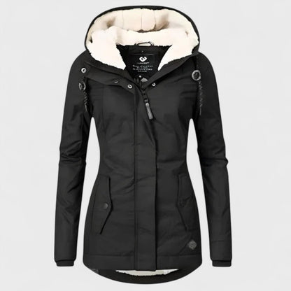 Amanda™ – Veste d’hiver imperméable avec capuche | Chaude & élégante