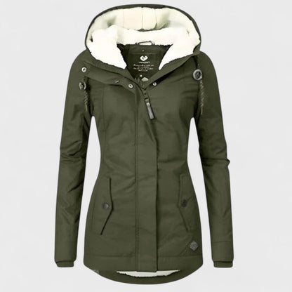 Amanda™ – Veste d’hiver imperméable avec capuche | Chaude & élégante