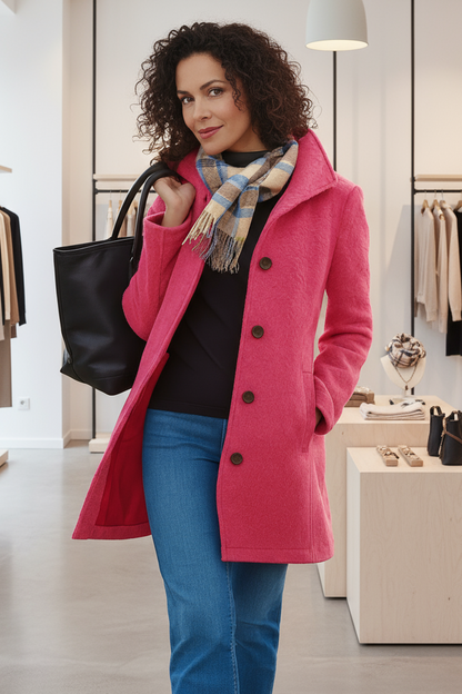 Hilde™ – Manteau court et raffiné au style moderne