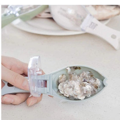 FishBox™ – Écailleur de poisson avec boîte anti-éclaboussures