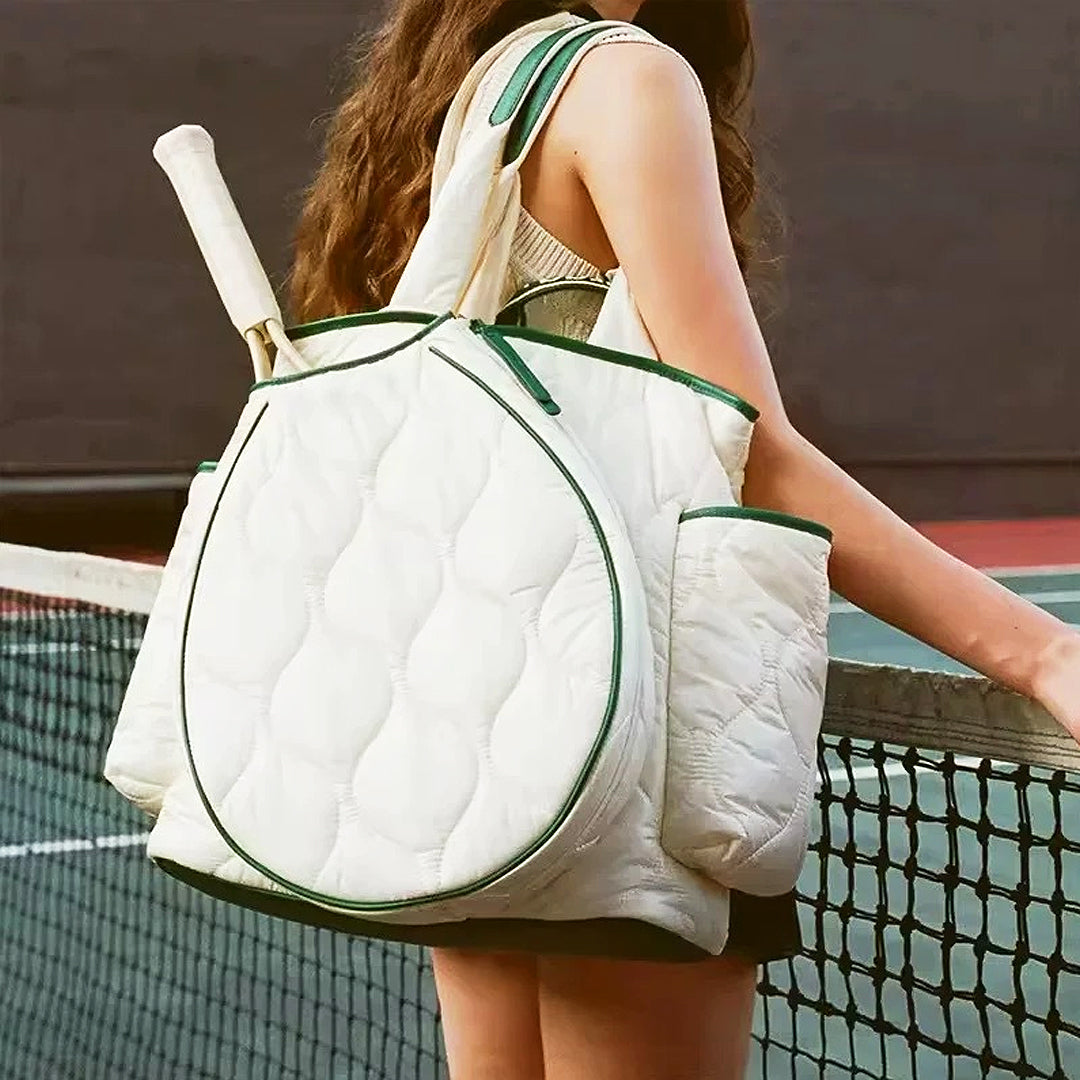 Sac de tennis matelassé Wimbledon™ – Élégant et fonctionnel
