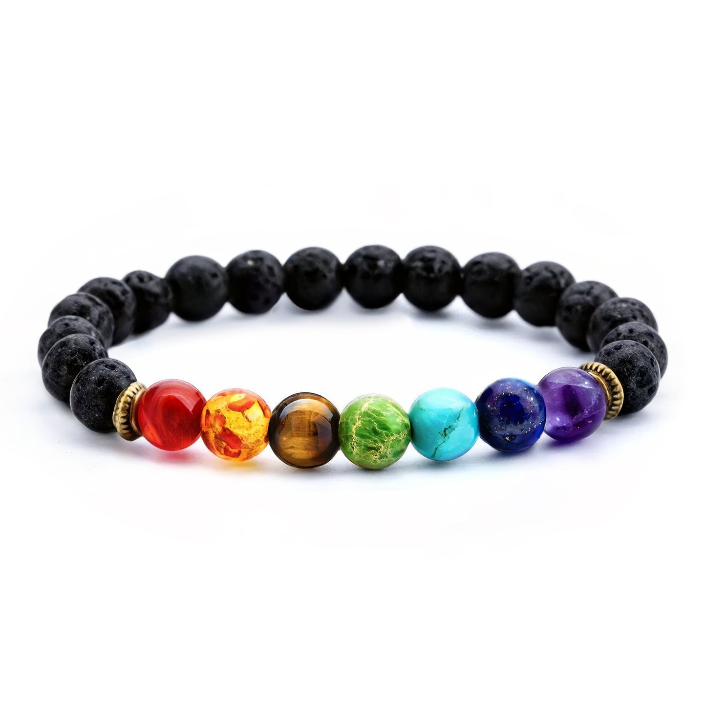 Shakti™ – Bracelet 7 Chakras en pierres naturelles