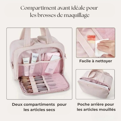 Ordely™ – Trousse de toilette chic, imperméable et multifonctionnelle