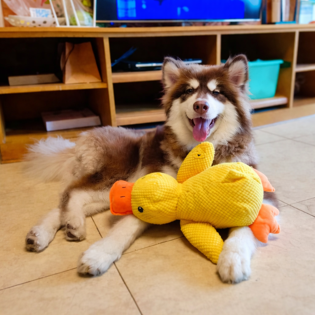 DoudouDuck™ – Jouet sonore apaisant pour chiens