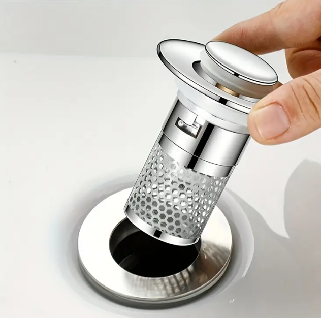 FiltraPop™ – Bouchon filtre évier anti-odeurs & résidus