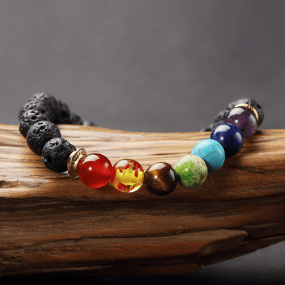 Shakti™ – Bracelet 7 Chakras en pierres naturelles