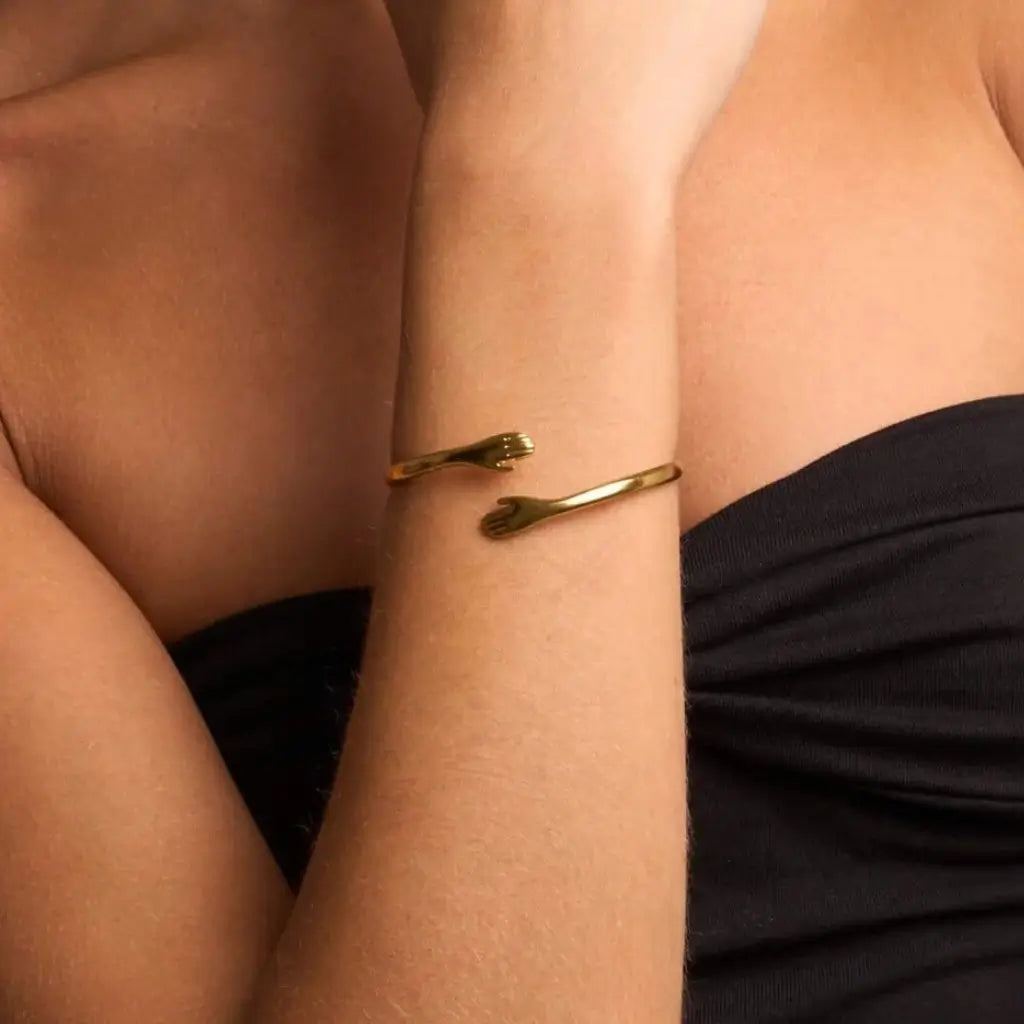 Bracelet Passionnel™ – Manchette ajustable, symbole de lien profond