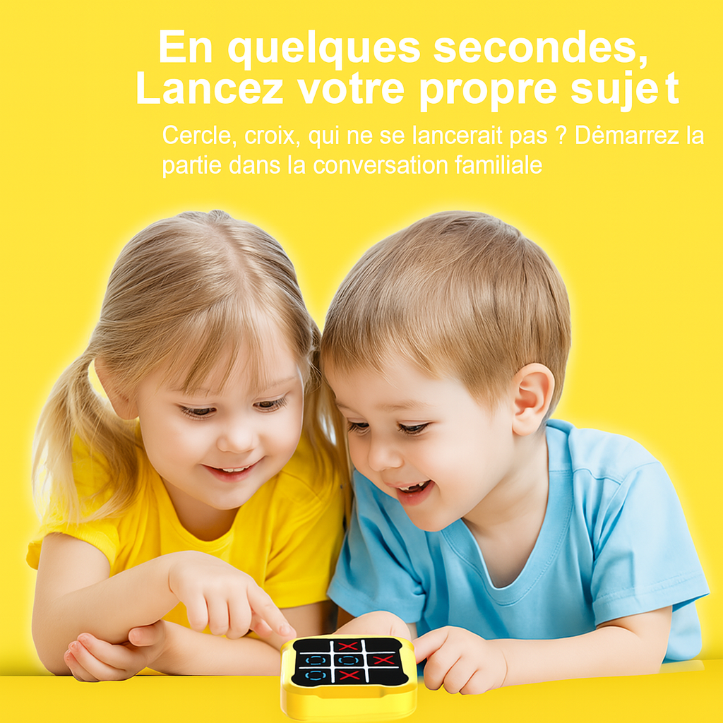 MemoPlay™ – Le célèbre jeu du Morpion électronique (Tic-Tac-Toe)