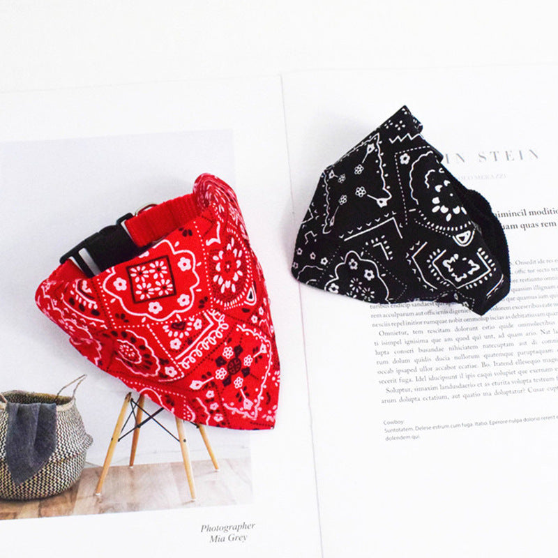 Collier Bandana Réglable pour Chien ou Chat – Accessoire Stylé et Confortable