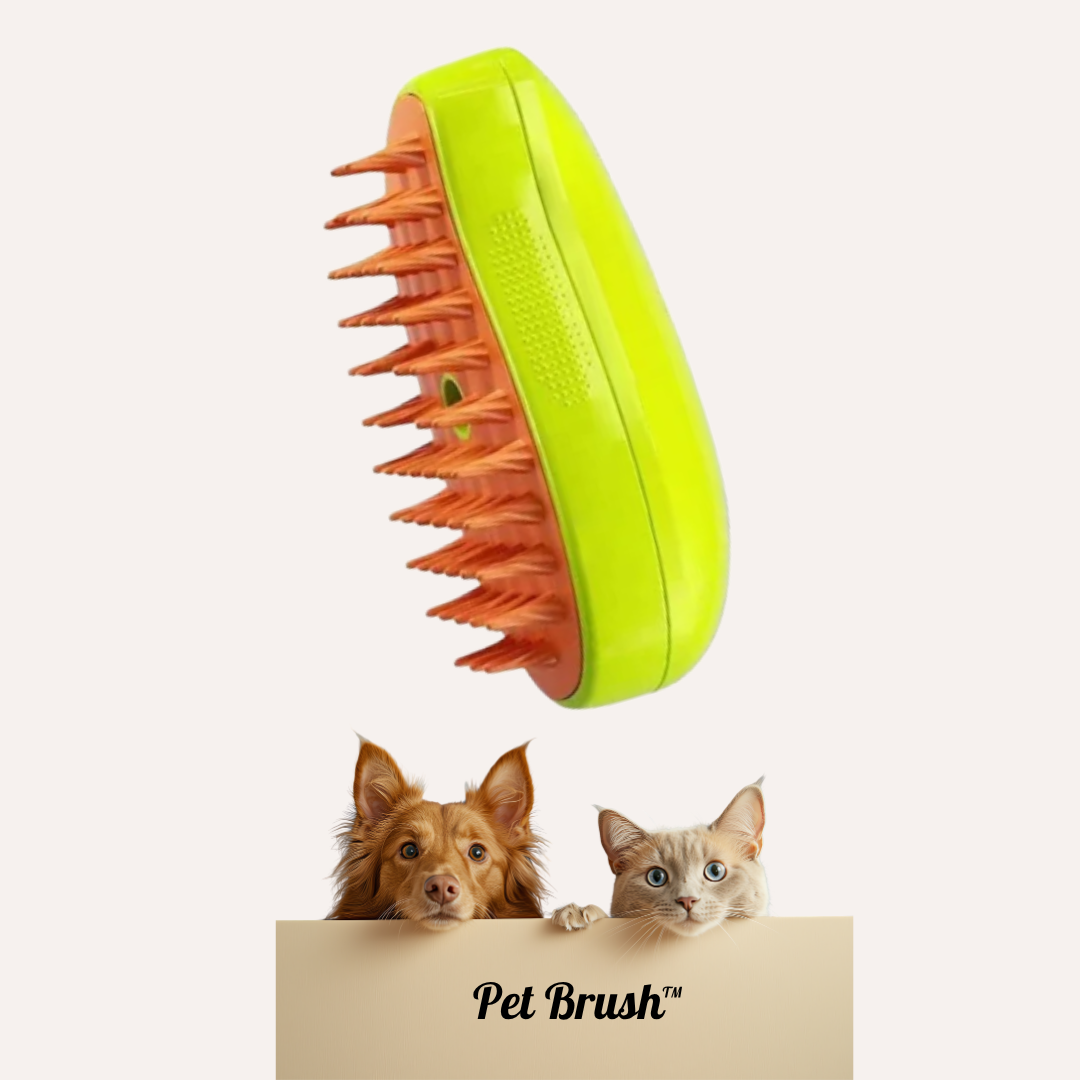 Pet Brush™ – Brosse vapeur anti-poils pour chats & chiens