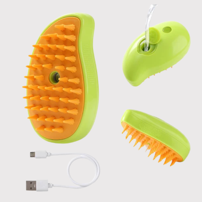Pet Brush™ – Brosse vapeur anti-poils pour chats & chiens