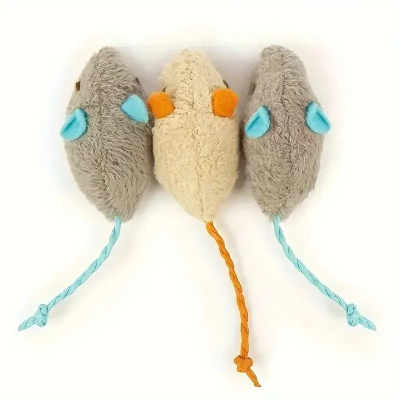Souricette™ – Jouet souris en peluche interactif pour chat