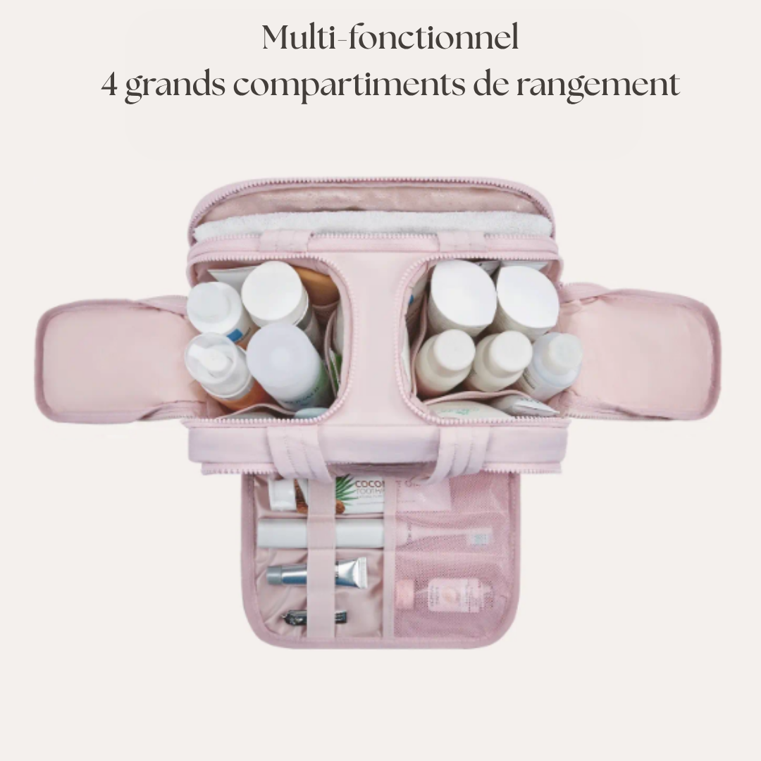 Ordely™ – Trousse de toilette chic, imperméable et multifonctionnelle