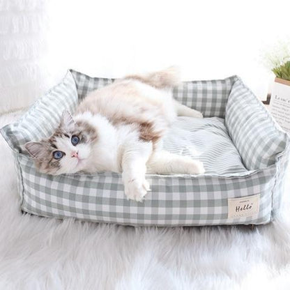 DoudouVichy™ – Panier chic & moelleux pour chiens et chats