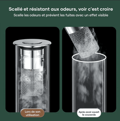 FiltraPop™ – Bouchon filtre évier anti-odeurs & résidus