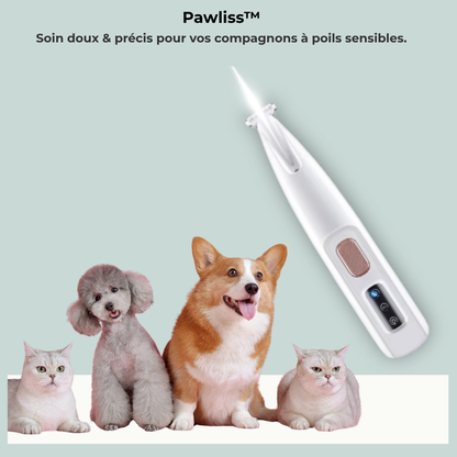 Pawliss™ – Tondeuse douce & silencieuse pour animaux à poils sensibles