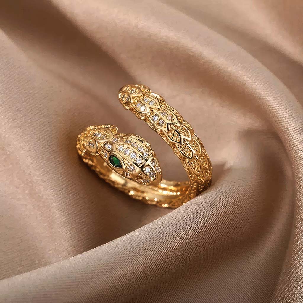 Serpyon™ – Anneau serpent ajustable, élégant et symbolique