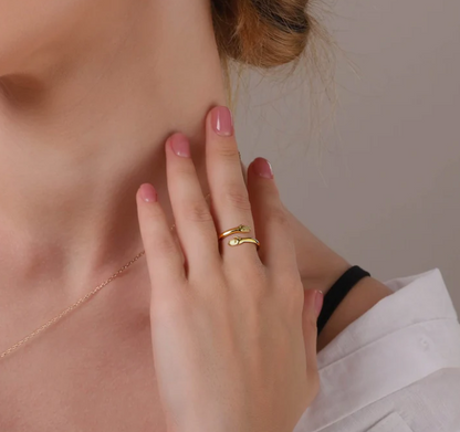 L’Anneau Toi & Moi™ – Bague ajustable symbole de lien & d’affection