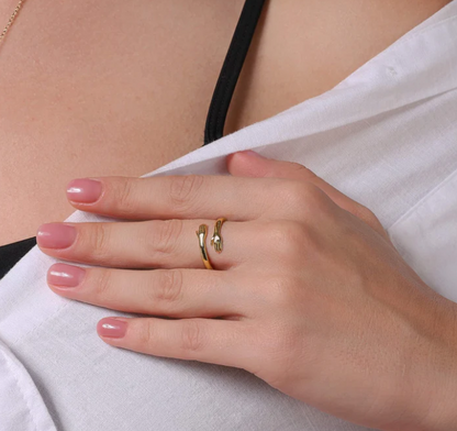 L’Anneau Toi & Moi™ – Bague ajustable symbole de lien & d’affection