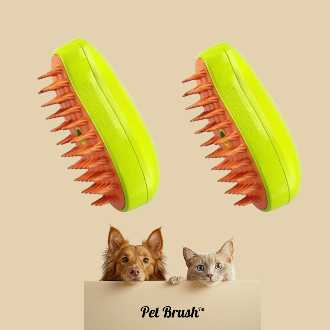 Pet Brush™ – Brosse vapeur anti-poils pour chats & chiens