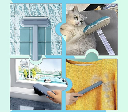 ZeroPoil™ – Brosse magique 4-en-1 anti-poils d’animaux pour la maison & la voiture